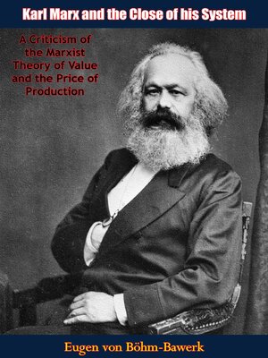 cover image of Karl Marx and the Close of his System